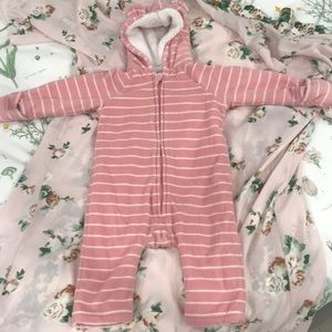 WARM & COZY Toddler Girl Onesie/ One piece